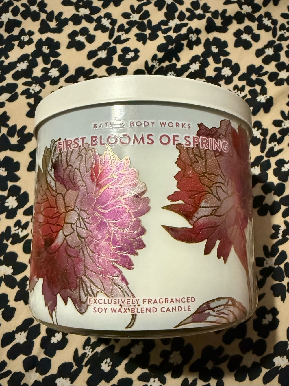 Bath & Body Works Pink Floral First Blooms of Spring Candle
